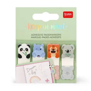 Keep In Mind Cute Animals Page Markers by Legami