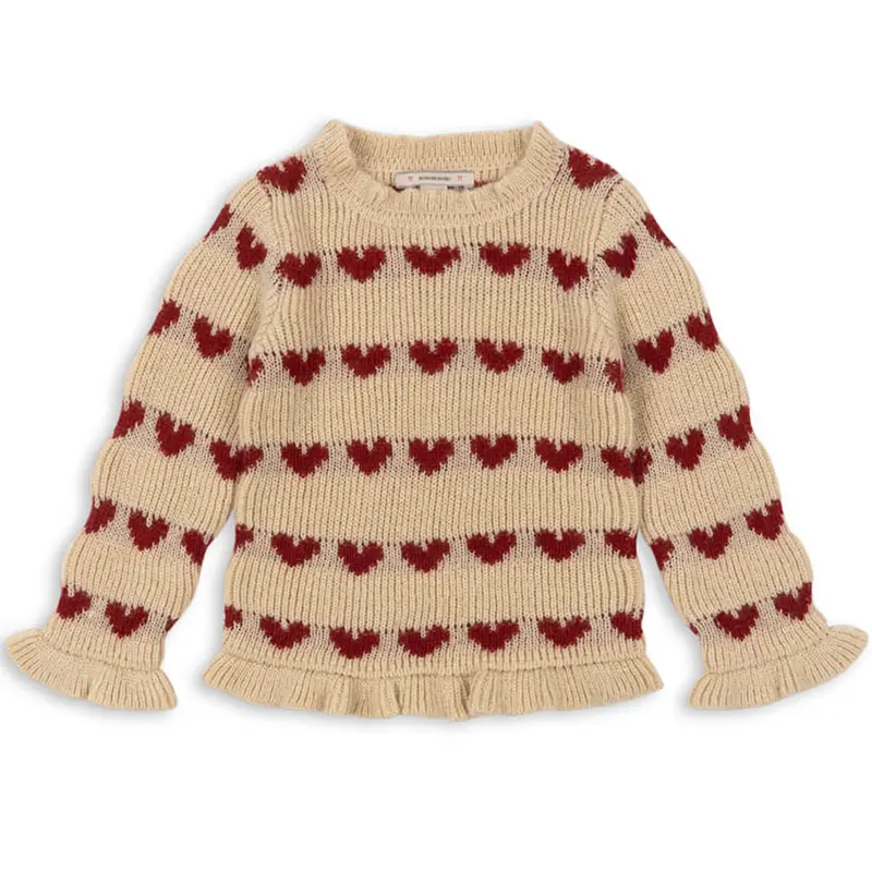 Laula Sweater in Heart by Konges Slojd