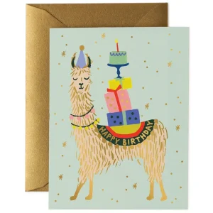 Llama Birthday Greetings Card By Rifle Paper Co.