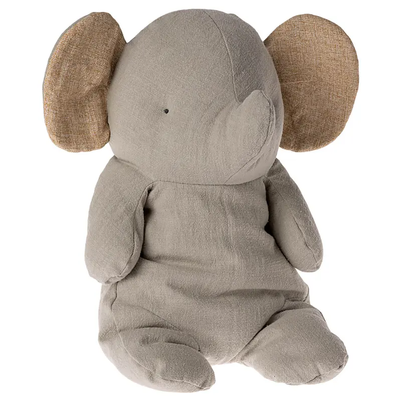 Safari Friends Elephant in Grey (Big 50cm) by Maileg