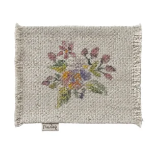 Small Floral Rug by Maileg