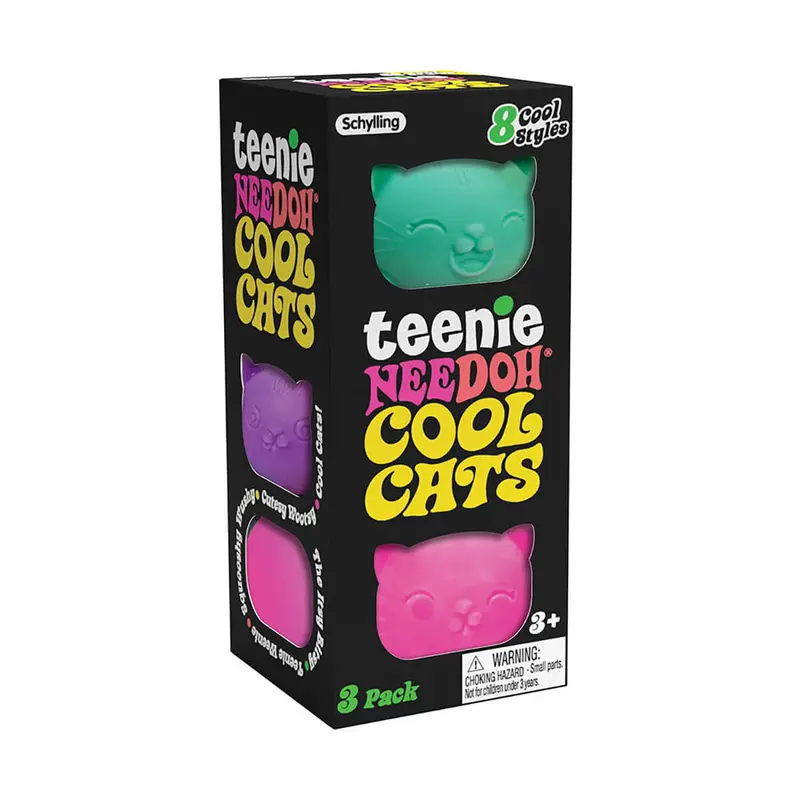 Teenie Needoh Cool Cats Squishy Toy by Schylling