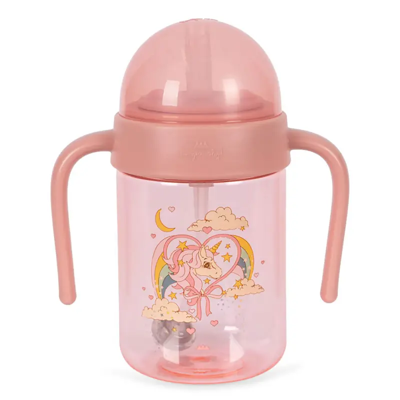 Baby Bottle With Handle (250ml) in Horn Stars by Konges Sljd