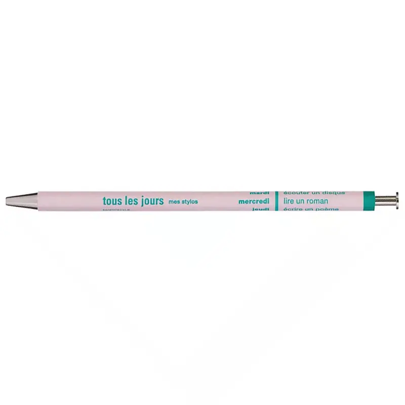 Days Ballpoint Pen in Light Pink by Marks Inc.
