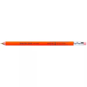 Days Mechanical Pencil With Eraser in Orange by Marks Inc.