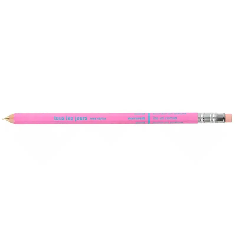 Days Mechanical Pencil With Eraser in Vivid Pink by Marks Inc.