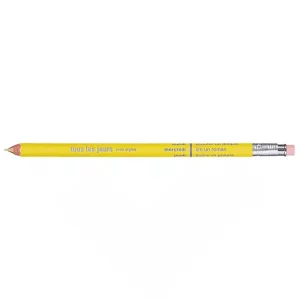 Days Mechanical Pencil With Eraser in Yellow by Marks Inc.