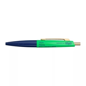 Days Mini Ballpoint Pen in Navy / Basil by Anterique X Marks Inc.