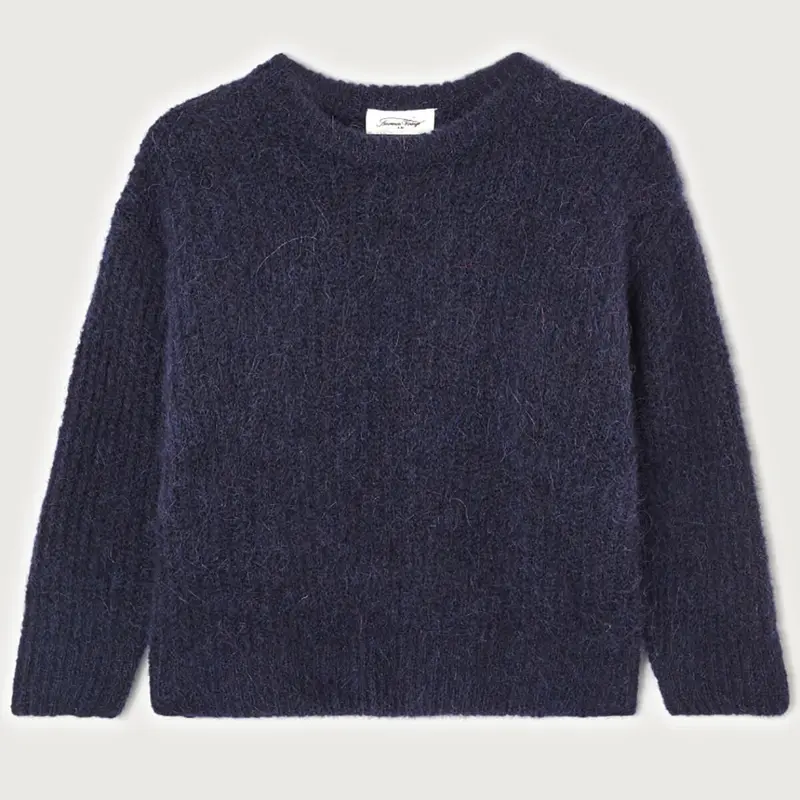 East Kid's Jumper in Navy Chine by American Vintage