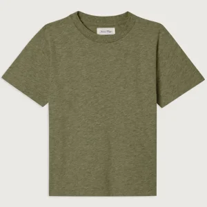 Gamipy Kid's Round Neck T Shirt in Vintage Khaki by American Vintage
