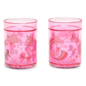 Glitter Cups in Rainbow Bow by Konges Sljd (Set of 2)