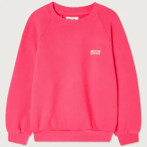 Izubird Kid's Sweatshirt in Hortensia Fluo by American Vintage