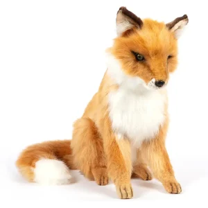 Large Fox Sitting (38cm) by Hansa