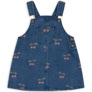 Magot Dress in Ma Grande Cerise by Konges Sljd - Last One In Stock - 9-10 Years