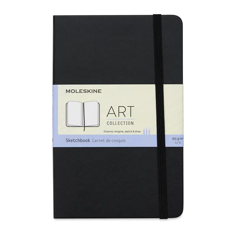 Medium Sketchbook (18cm) in Black by Moleskine