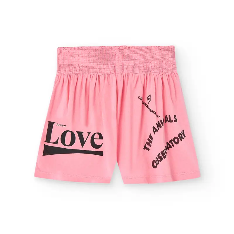 Ostrich Kids Shorts in Pink by The Animals Observatory - Last Ones In Stock - 8-12 Years