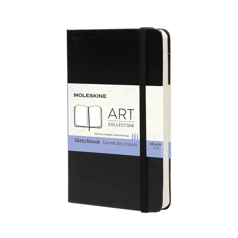 Pocket Sketchbook (14cm) in Black by Moleskine