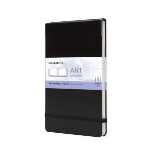 Pocket Watercolour Album (14.5cm) in Black by Moleskine