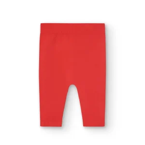 Sardine Kids Leggings Shorts in Red by The Animals Observatory - Last One In Stock - 4-6 Years