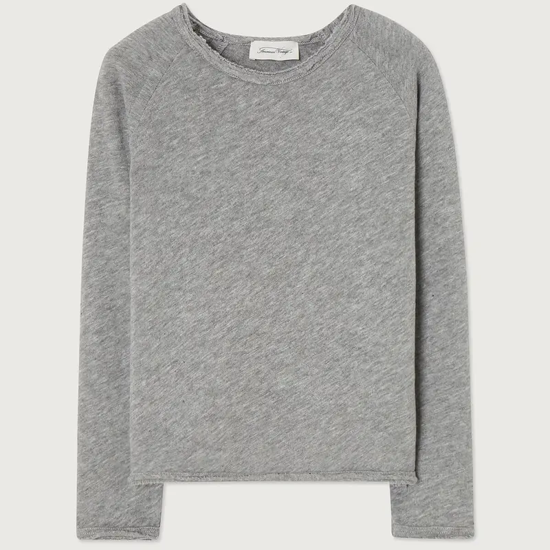 Sonoma Kid's Long Sleeve T Shirt in Heather Grey by American Vintage