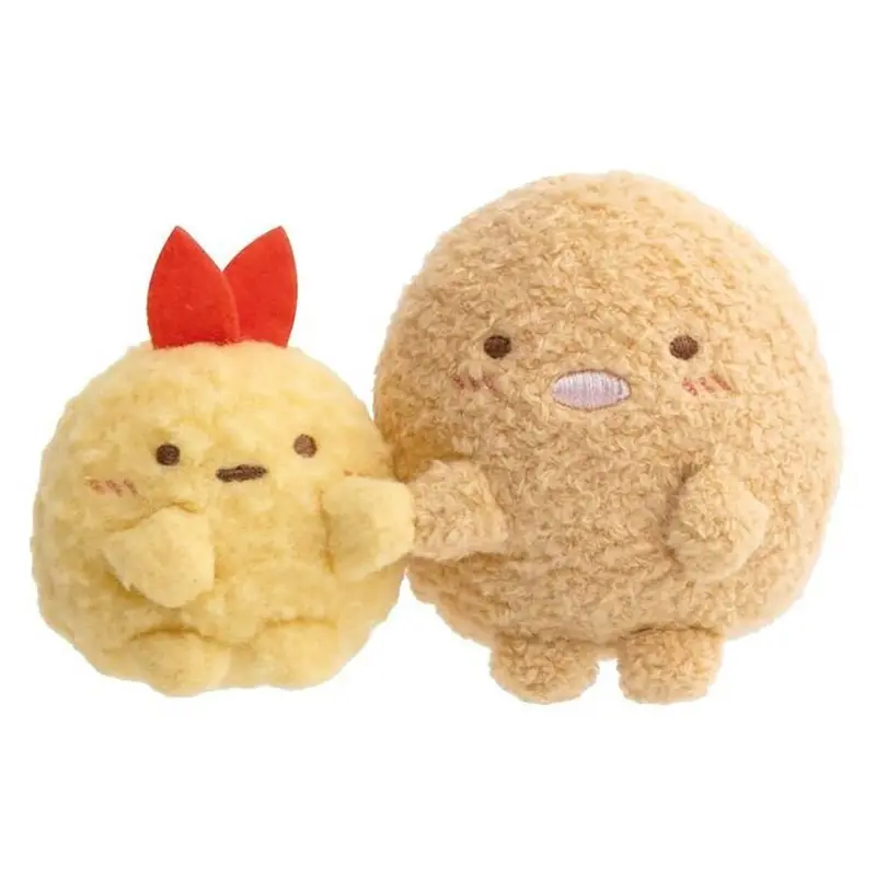 Sumikko Gurashi Tonkatsu And Ebifurai No Shippo Tenori Plush by San-X