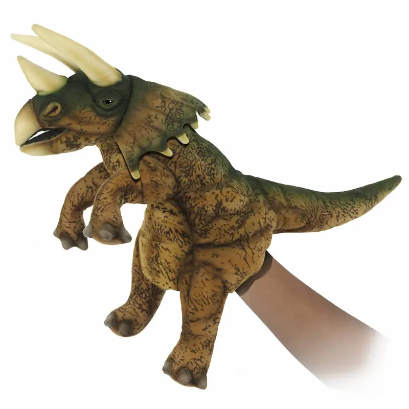 Triceratops Hand Puppet (43cm) by Hansa
