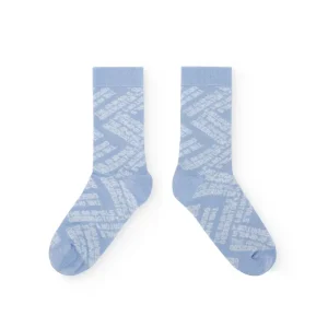 Worm Kids Socks in Soft Blue by The Animals Observatory