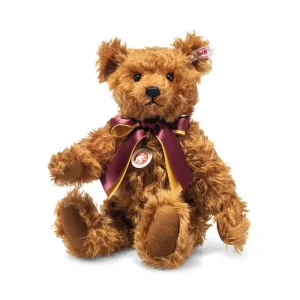 British Collector's Teddy Bear (35cm) in Reddish Brown by Steiff