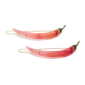 Chili Pepper Barette Clips by Winona Irene