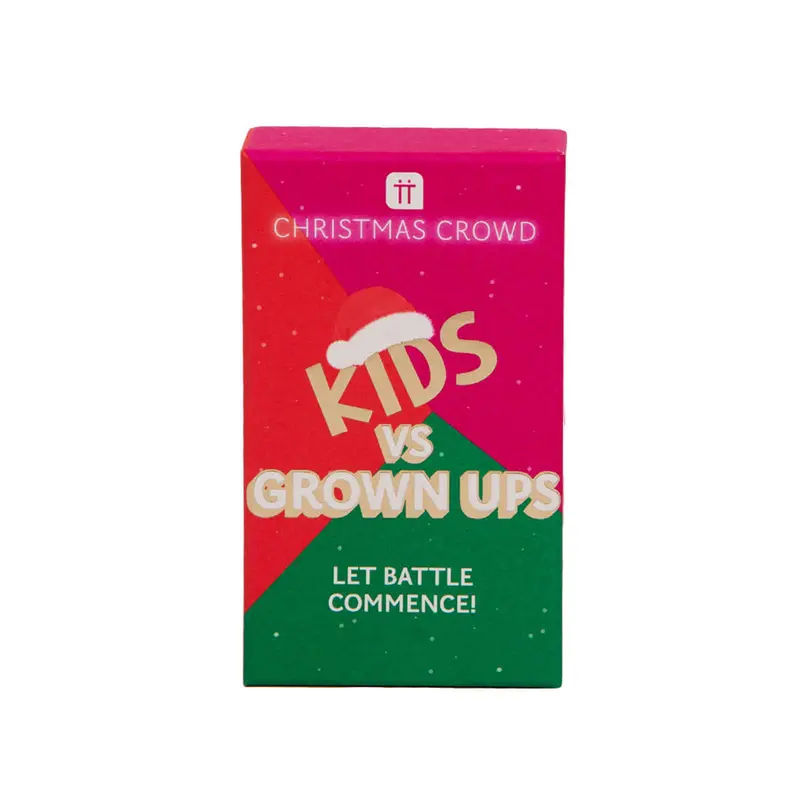 Kids vs Grown Ups Christmas Crowd Game by Talking Tables