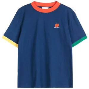 Logo Embroidery Colour Block T-Shirt by Bobo Choses Womenswear