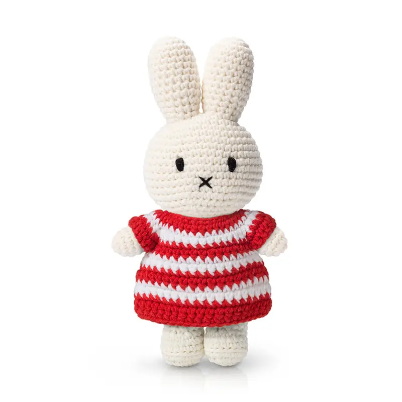 Miffy In Her Red Striped Dress by Miffy Handmade