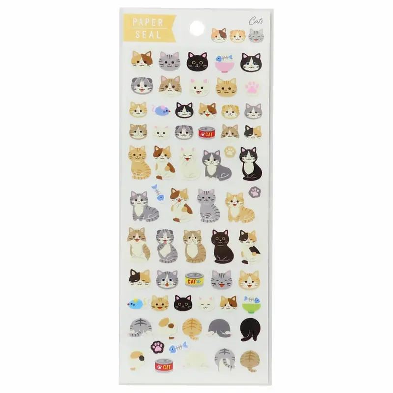 Mini Cat Stickers by Brai Japan