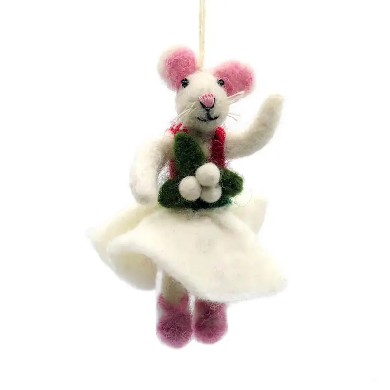 Mini Mouse Lady Dancing 12 Days Of Christmas Hanging Christmas Decorations by Amica