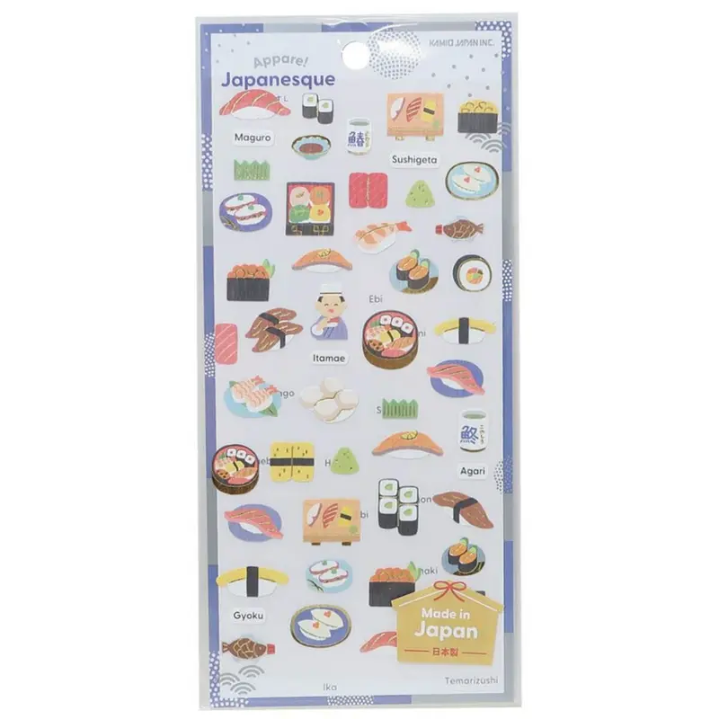 Mini Sushi Stickers by Brai Japan