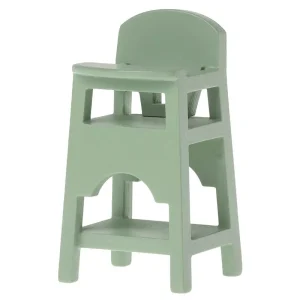 Mouse High Chair in Mint by Maileg