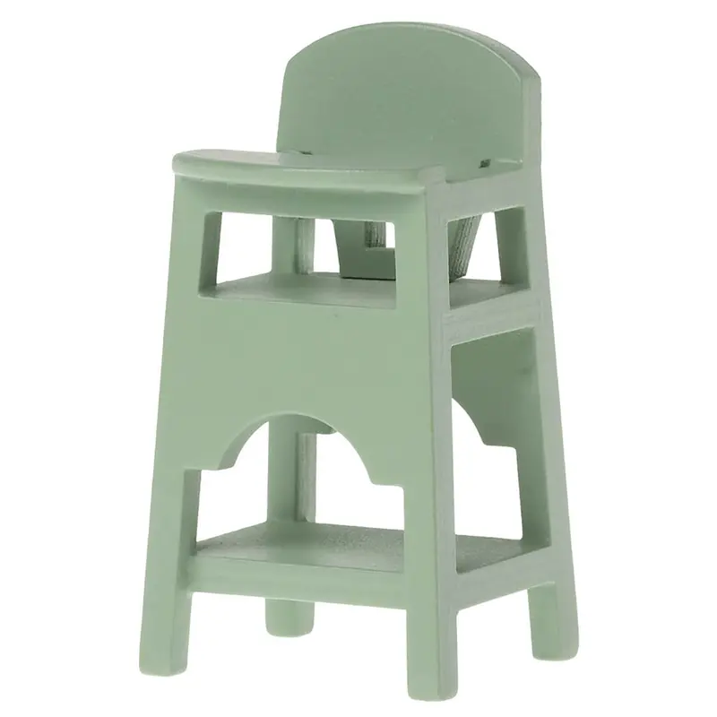 Mouse High Chair in Mint by Maileg