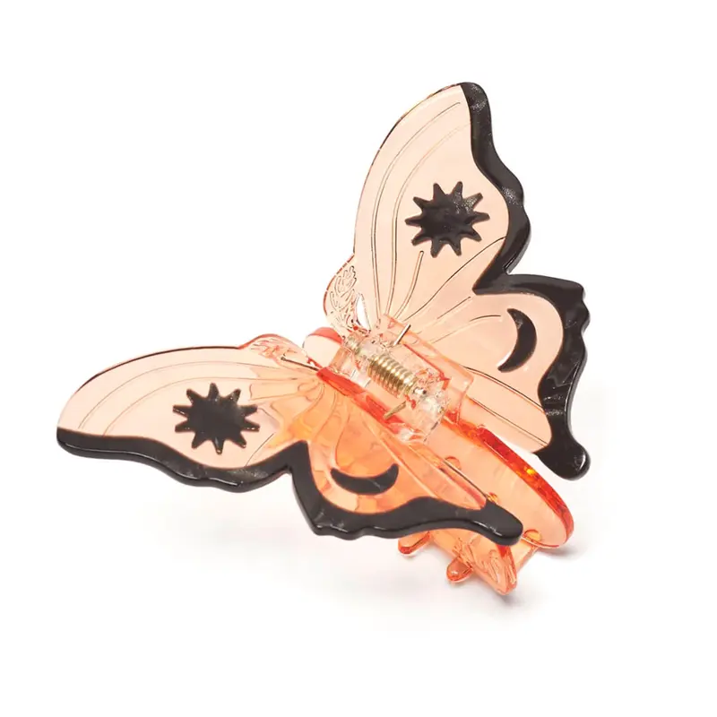 Orange Monarch Butterfly Hair Claw by Winona Irene