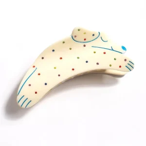 Rainbow Puppy Hair Claw by Winona Irene