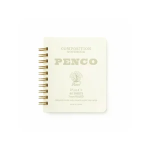 Small Coil Notebook in White by Hightide Penco