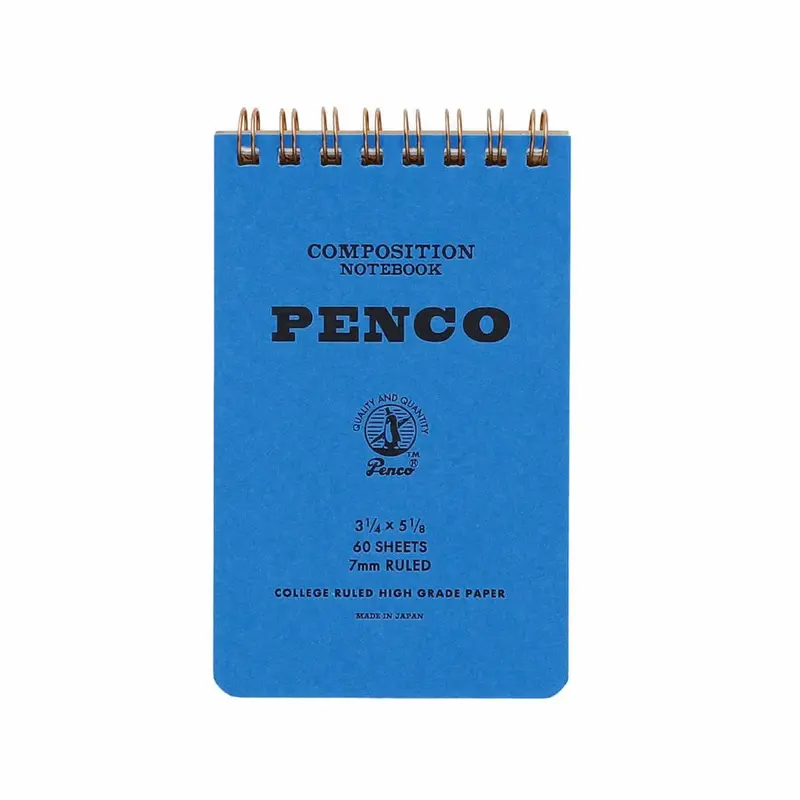 Small Coil Notepad in Blue by Hightide Penco