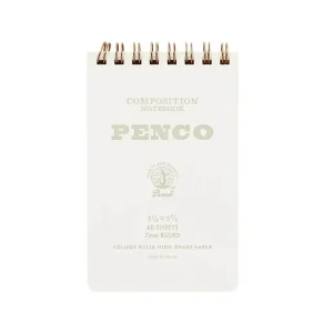 Small Coil Notepad in White by Hightide Penco