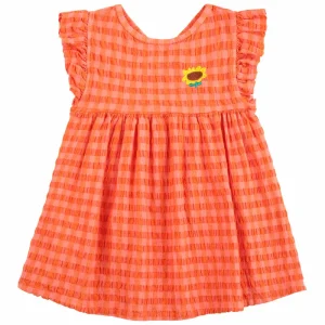 Vichy Woven Baby Dress by Bobo Choses - Last Ones In Stock - 12-18 Months