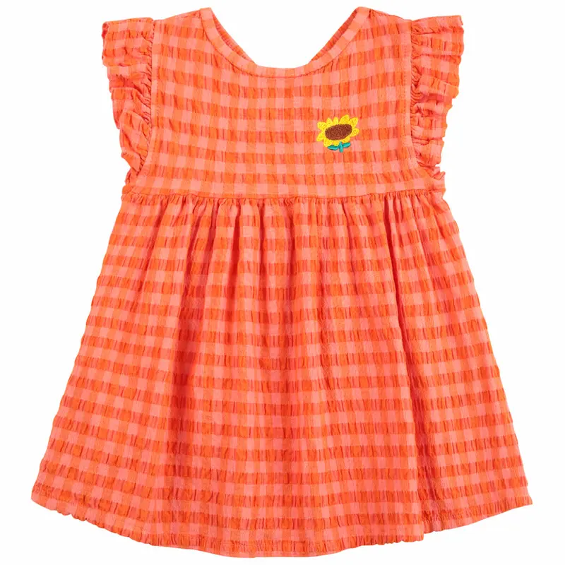 Vichy Woven Baby Dress by Bobo Choses - Last Ones In Stock - 12-18 Months