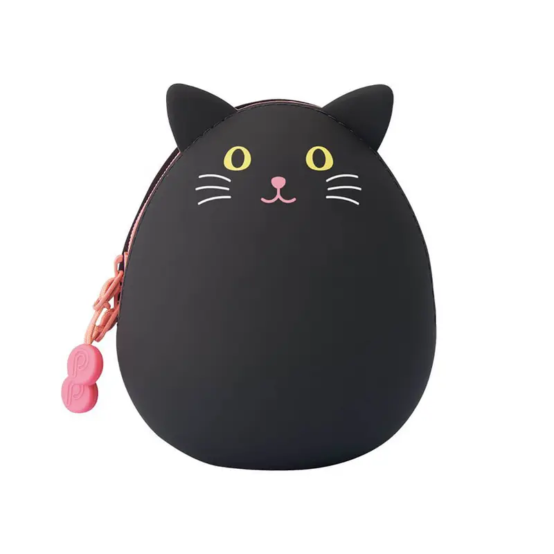 Black Cat PuniLabo Egg Pouch by Lihit Lab