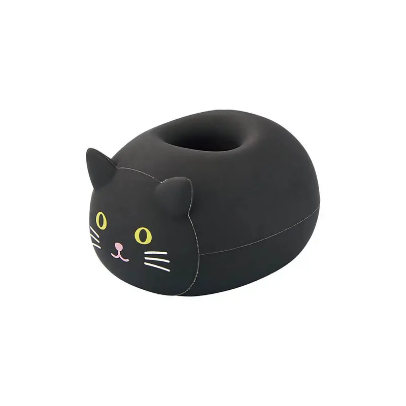 Black Cat PuniLabo Lying Pen Stand by Lihit Lab
