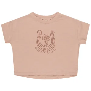 Boxy Tee in Horseshoe by Rylee & Cru
