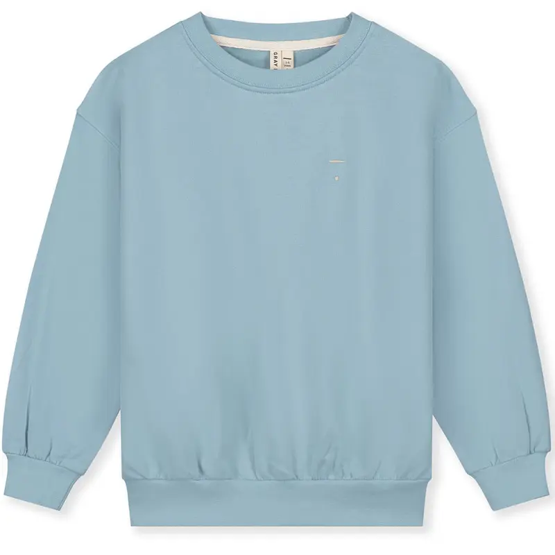 Drop Shoulder Sweater in Sky by Gray Label - Last One In Stock - 11-12 Years