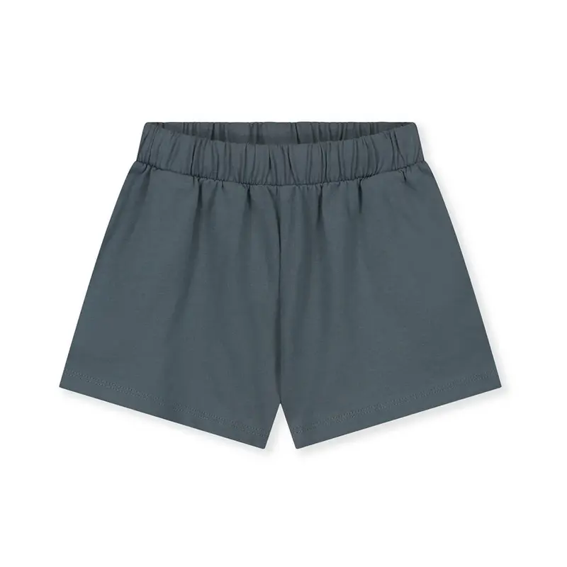 Elasticated Shorts in Blue Grey by Gray Label