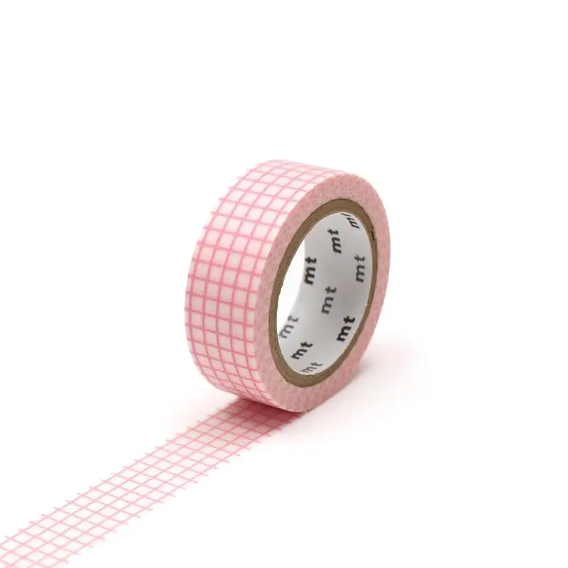 Hougan Sakura Grid 15mm Deco Series Washi Tape by MT Japan